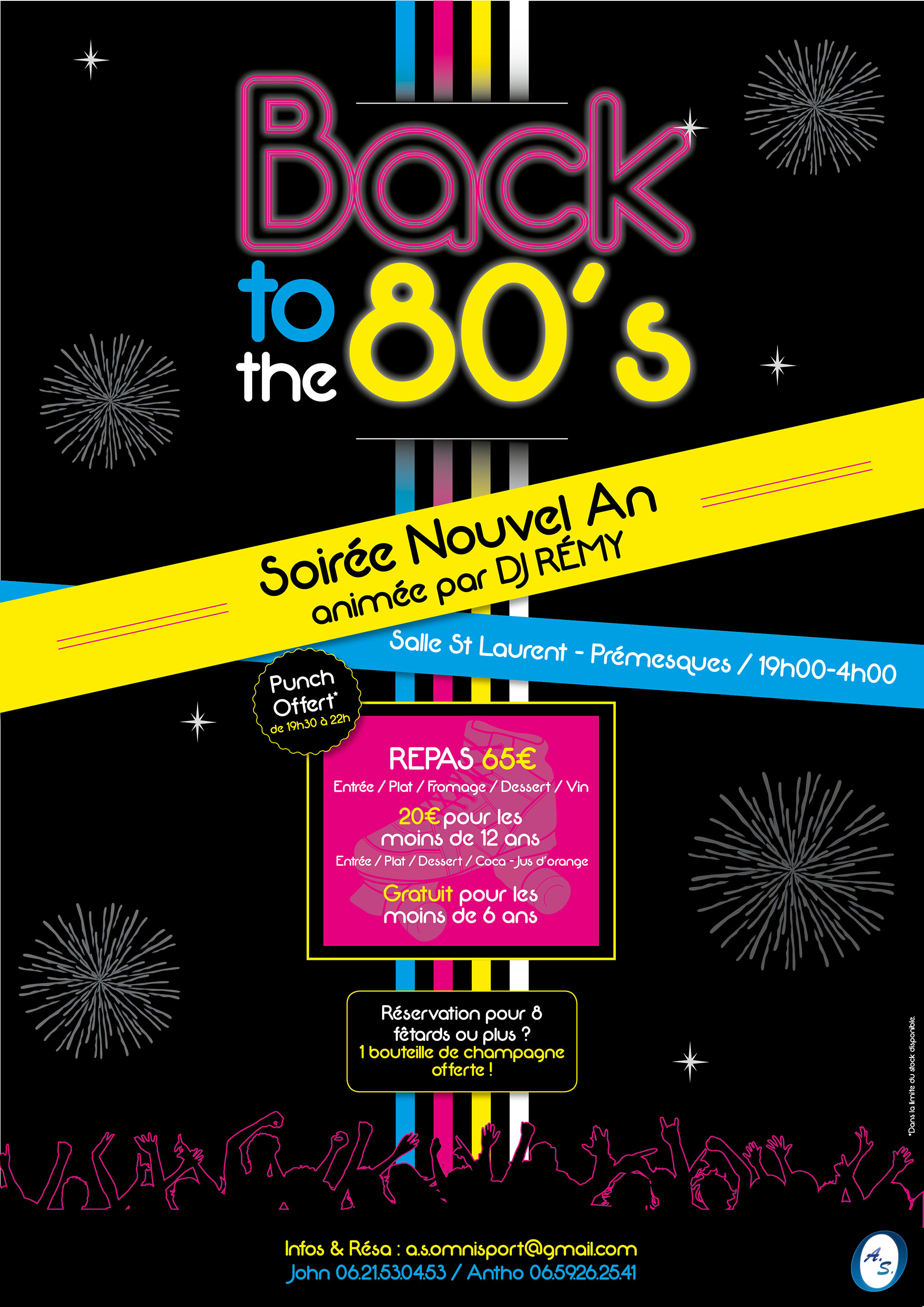 Soirée Nouvel An - Back to the 80's - Soirées - LillelaNuit.com